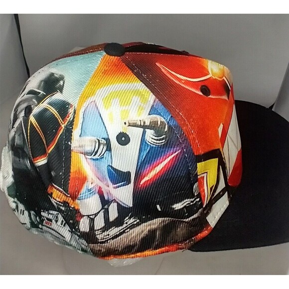 Power Rangers Megazord adjustable Hat 2018 Bioworld All Over Print - Picture 6 of 15